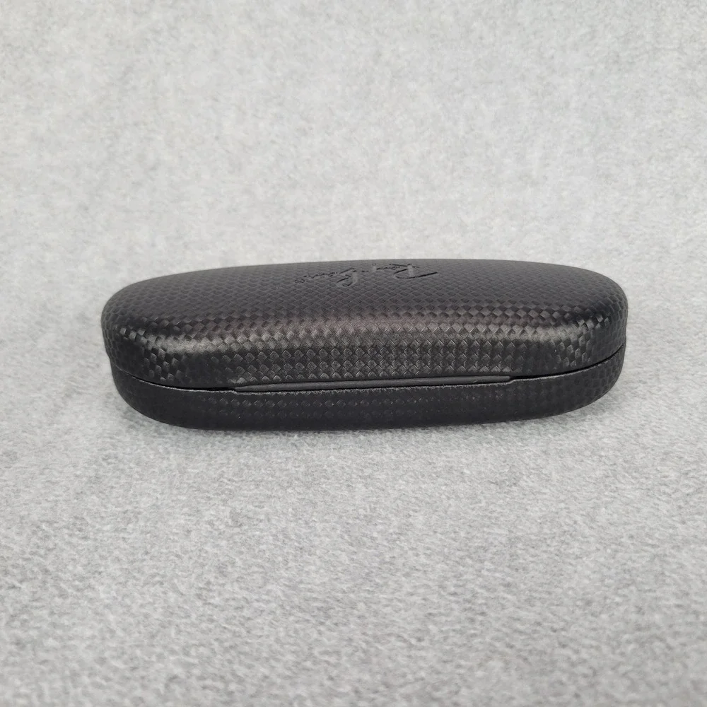 Ray-Ban Sunglasses Case Unisex OS Black Carbon Fiber Texture Hard Shell Cloth